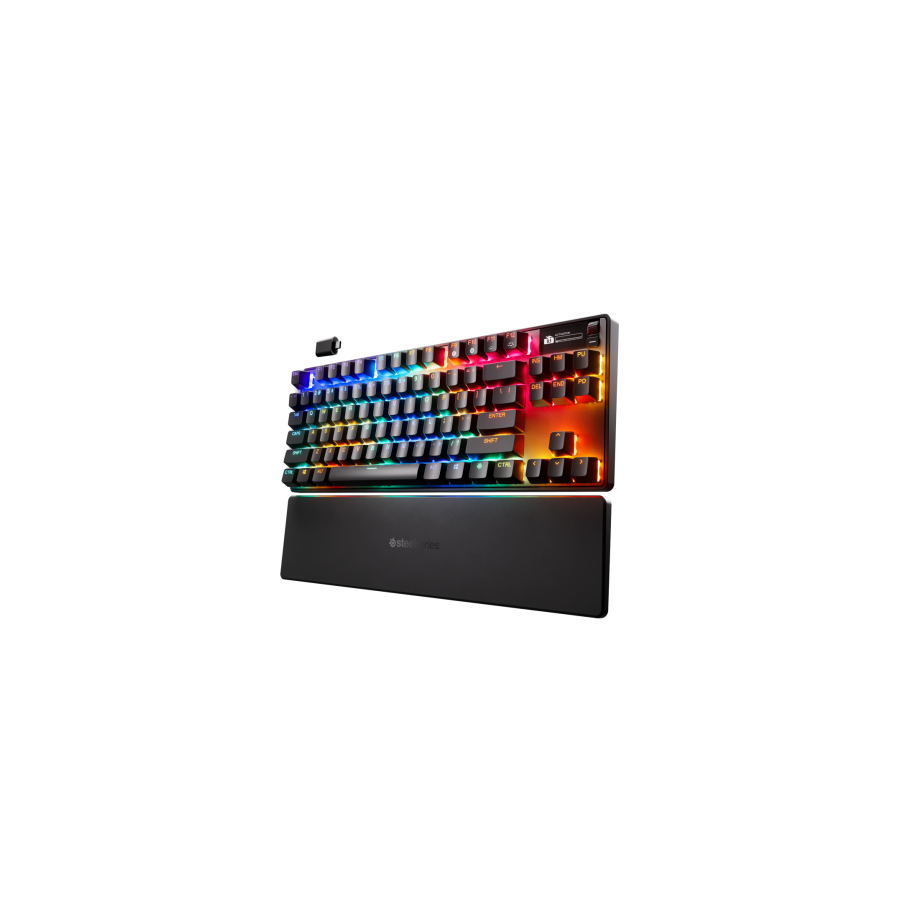 20738-Steelseries APEX PRO TKL WIRELESS GEN 3 teclado Juego USB + RF Wireless + Bluetooth Ingles de EE. UU. Negro