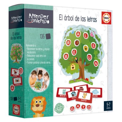 JUEGO EL ARBOL DE LAS LETRAS COL APRENDER ES DIVERTIDO EDUCA BORRAS 20111 EDUCA