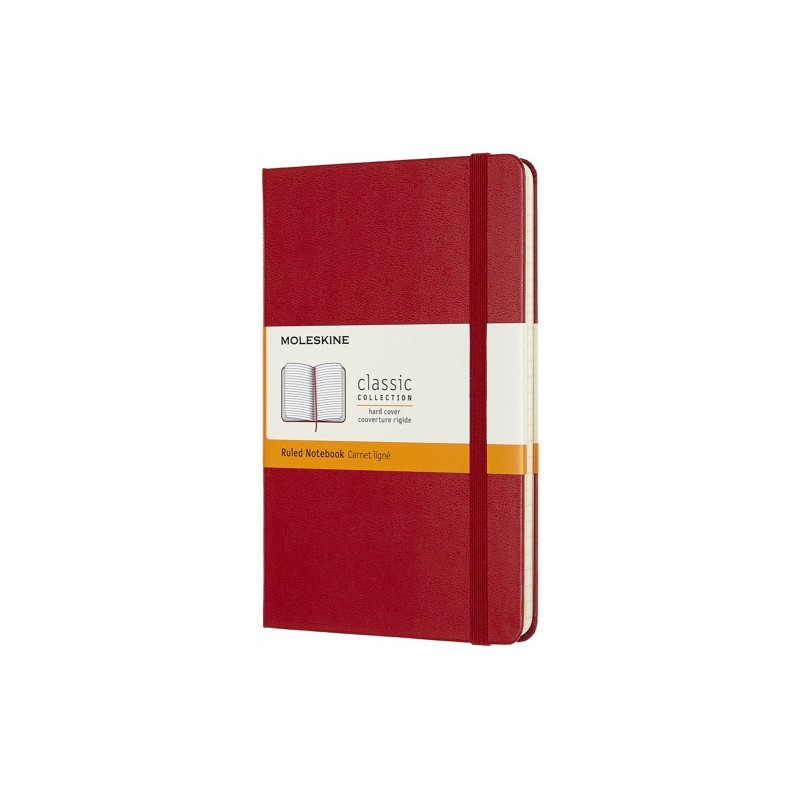 21-LIBRETA CLASICA TAPA DURA ROJA M (11,5X18CM) RAYADA MOLESKINE QP050F2 21-LIBRETA CLASICA TAPA DURA ROJA M (11,5X18CM) RAYADA MOLESKINE QP050F2