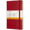 21-LIBRETA CLASICA TAPA DURA ROJA M (11,5X18CM) RAYADA MOLESKINE QP050F2