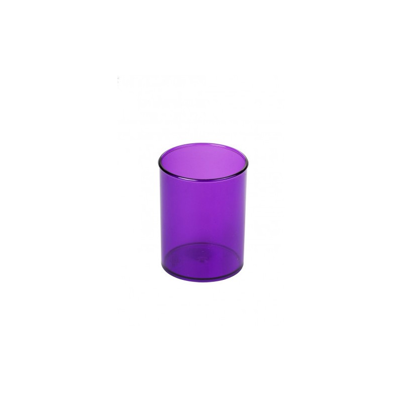 2100-CUBILETE DE PLASTICO 78 MM. DIAMETRO X 100 MM. ALTO TRANSPARENTE VIOLETA FAIBO 205-58 2100-CUBILETE DE PLASTICO 78 MM. DIAMETRO X 100 MM. ALTO TRANSPARENTE VIOLETA FAIBO 205-58