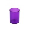 2100-CUBILETE DE PLASTICO 78 MM. DIAMETRO X 100 MM. ALTO TRANSPARENTE VIOLETA FAIBO 205-58