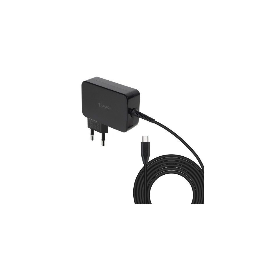 21153-TooQ Cargador de portatil GAN USB-C PD 100W, Negro 21153-TooQ Cargador de portatil GAN USB-C PD 100W, Negro