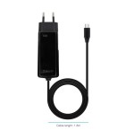 21156-TooQ Cargador de portatil GAN USB-C PD 100W, Negro