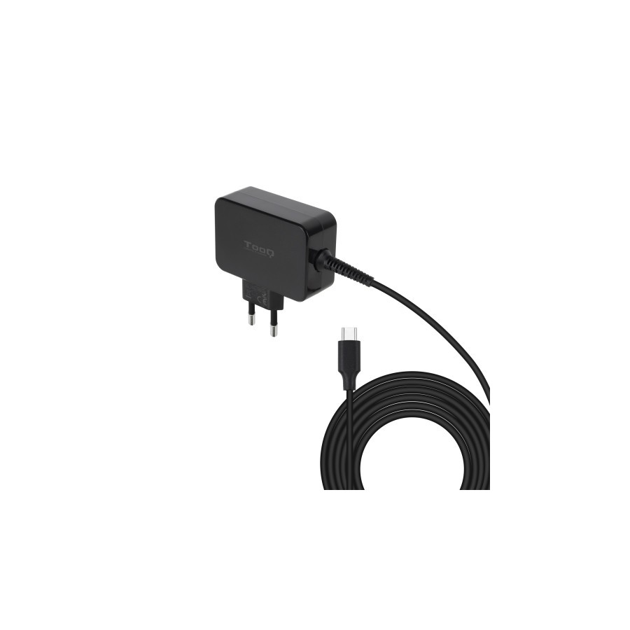 21157-TooQ Cargador de portatil GAN USB-C PD 45W, Negro 21157-TooQ Cargador de portatil GAN USB-C PD 45W, Negro