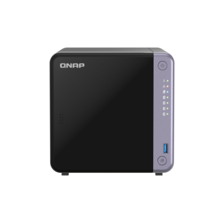 21176-QNAP TS-432X-4G servidor de almacenamiento NAS Torre Alpine Alpine AL-524 4 GB DDR4 QNAP QTS Negro