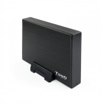 21191-TooQ CAJA HDD 3,5" SATA A USB 2.0/3.0 NEGRA