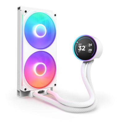 NZXT Kraken Elite 280 RGB Procesador Sistema de refrigeracion liquida todo en uno 14 cm Blanco 1 piezas