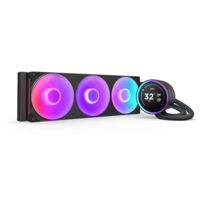 NZXT Kraken Elite 360 RGB Procesador Sistema de refrigeracion liquida todo en uno 12 cm Negro 1 piezas