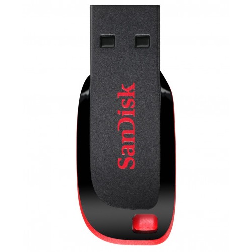 21218-Sandisk Cruzer Blade unidad flash USB 128 GB USB tipo A 2.0 Negro, Rojo