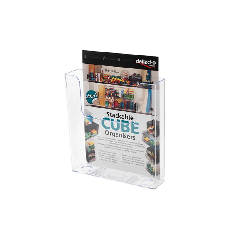 2127-Deflecto 76301 estanteria para libros 1 estanterias Transparente