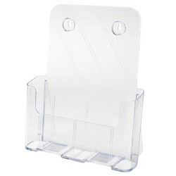 2130-Deflecto 77001 estanteria para libros 1 estanterias Transparente