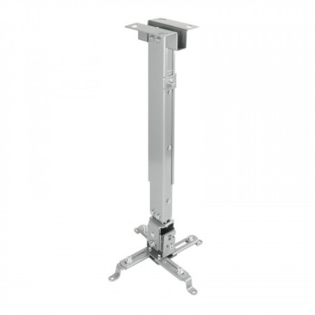 21394-TooQ SOPORTE UNIVERSAL INCLINABLE DE TECHO PARA PROYECTOR PLATA