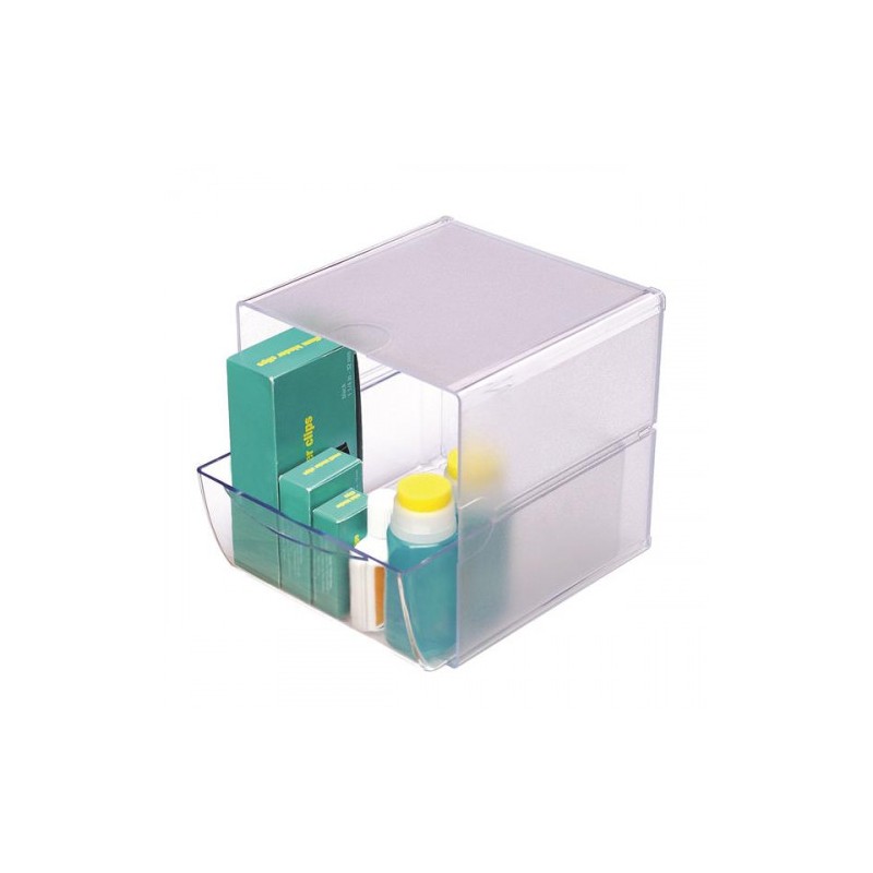 2145-ORGANIZADOR MODULAR CON UN CAJON DE 16,5X14,5X7 CM TRANSPARENTE DEFLECTO 350801 2145-ORGANIZADOR MODULAR CON UN CAJON DE 16,5X14,5X7 CM TRANSPARENTE DEFLECTO 350801
