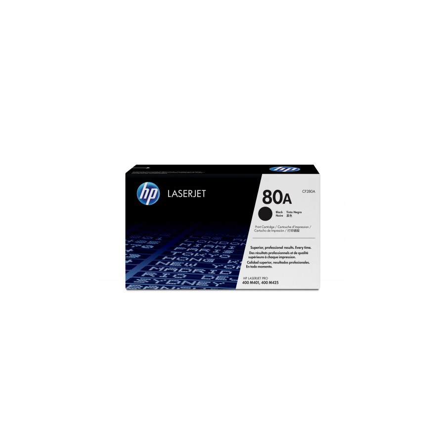 21450-HP 80A TONER HP80A NEGRO (CF280A) 21450-HP 80A TONER HP80A NEGRO (CF280A)
