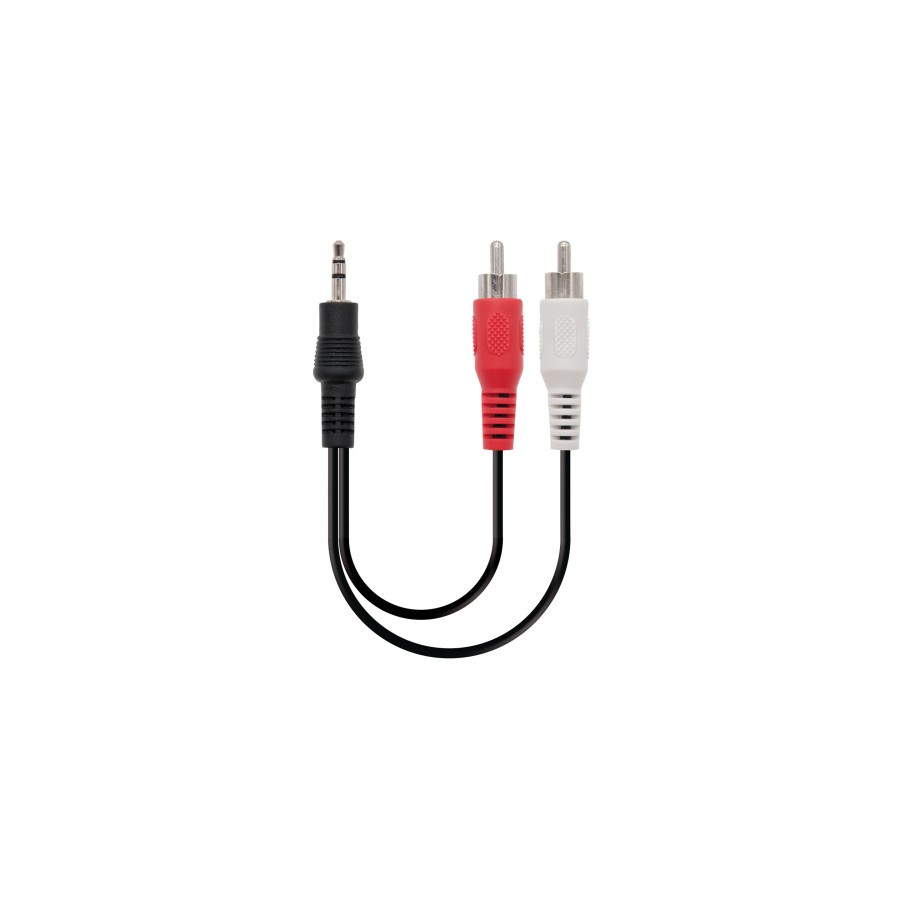 21502-Nanocable CABLE AUDIO ESTEREO 3.5/M-2xRCA/M 1.5 M 21502-Nanocable CABLE AUDIO ESTEREO 3.5/M-2xRCA/M 1.5 M