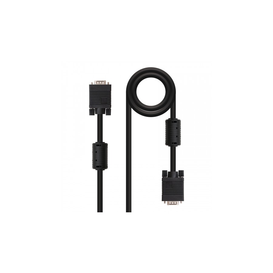 21512-Nanocable CABLE SVGA CON FERRITA HDB15/M-HDB15/M 1.8 M 21512-Nanocable CABLE SVGA CON FERRITA HDB15/M-HDB15/M 1.8 M