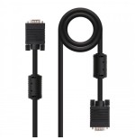 21512-Nanocable CABLE SVGA CON FERRITA HDB15/M-HDB15/M 1.8 M