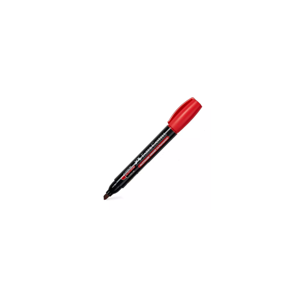 MARCADOR MULTIMARK WINNER 54 E ROJO PUNTA BISELADA Y SIN CLIP FABER CASTELL 153121