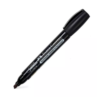 MARCADOR MULTIMARK WINNER 54 E NEGRO PUNTA BISELADA Y SIN CLIP FABER CASTELL 153199