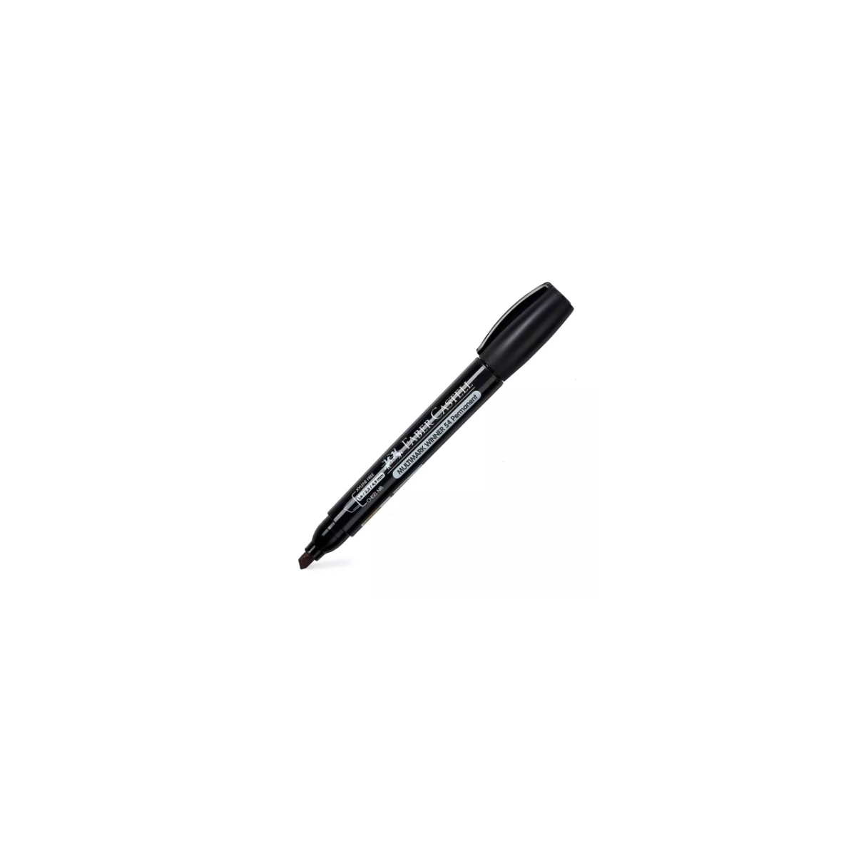 MARCADOR MULTIMARK WINNER 54 E NEGRO PUNTA BISELADA Y SIN CLIP FABER CASTELL 153199