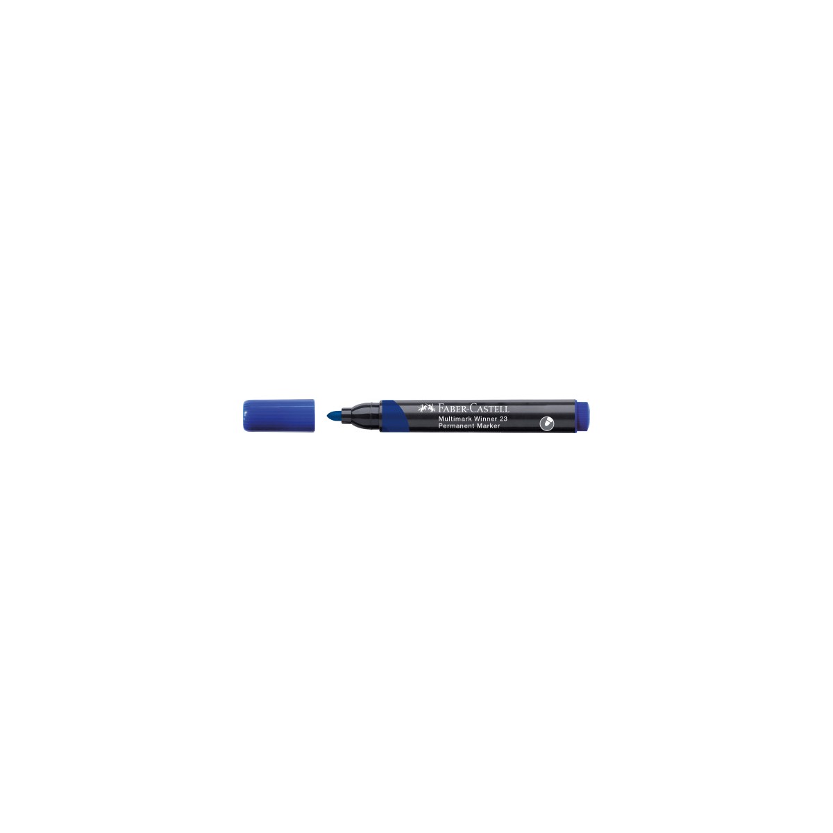 MARCADOR MULTIMARK WINNER 23 AZUL PUNTA CoNICA Y SIN CLIP FABER CASTELL 453353