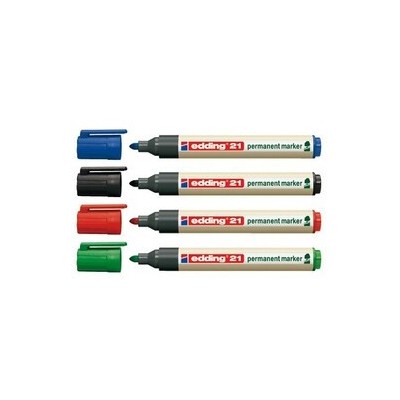 MARCADOR PERMANENTE EDDING ECOLINE 21 COLOR NEGRO EDDING 21 001