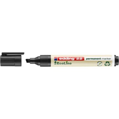 MARCADOR PERMANENTE EDDING ECOLINE 22 COLOR NEGRO EDDING 22 001