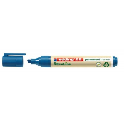 MARCADOR PERMANENTE EDDING ECOLINE 22 COLOR AZUL EDDING 22 003