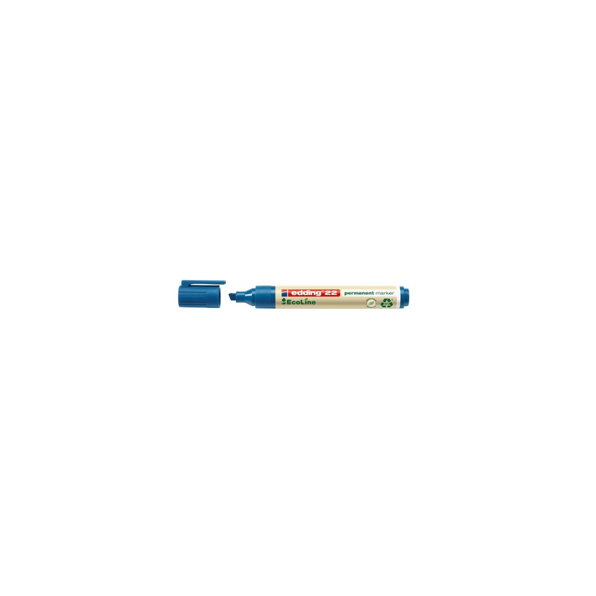 MARCADOR PERMANENTE EDDING ECOLINE 22 COLOR AZUL EDDING 22 003