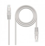 21518-Nanocable CABLE RED LATIGUILLO RJ45 CAT.5E UTP AWG24, 10 M