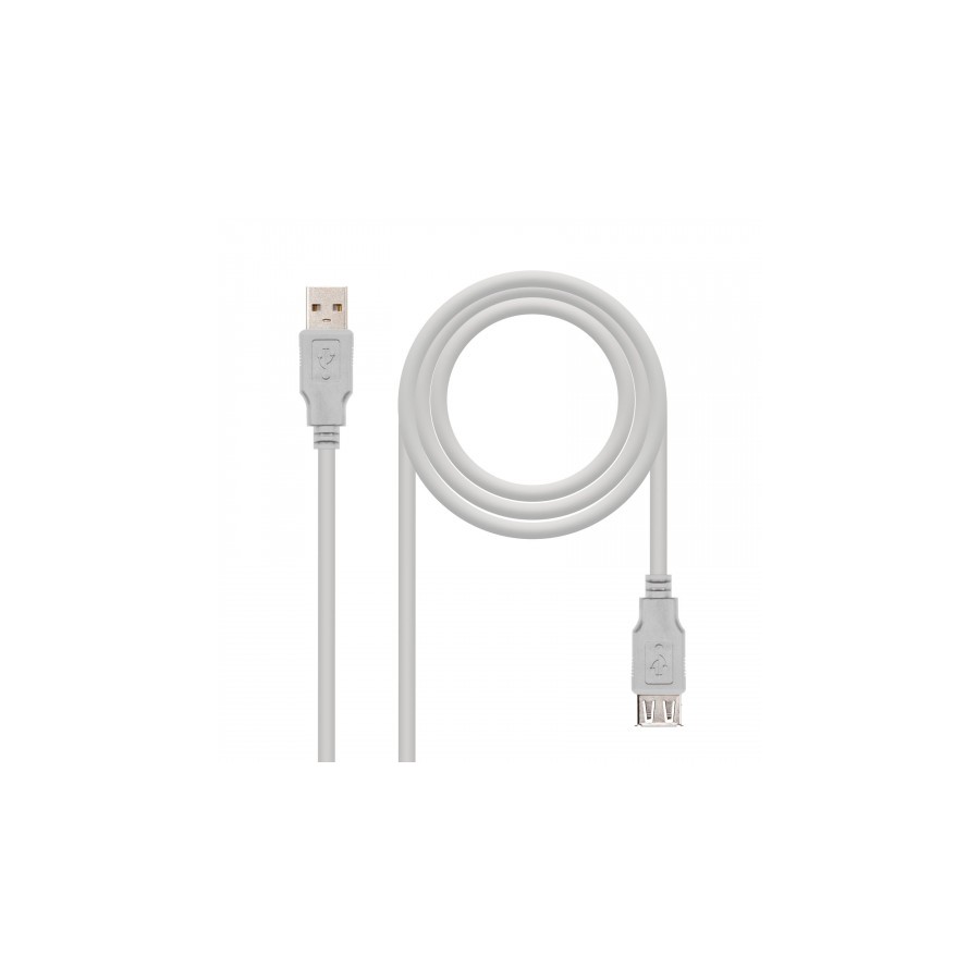 21528-Nanocable CABLE USB 2.0, TIPO A/M-A/H, BEIGE, 1.0M 21528-Nanocable CABLE USB 2.0, TIPO A/M-A/H, BEIGE, 1.0M