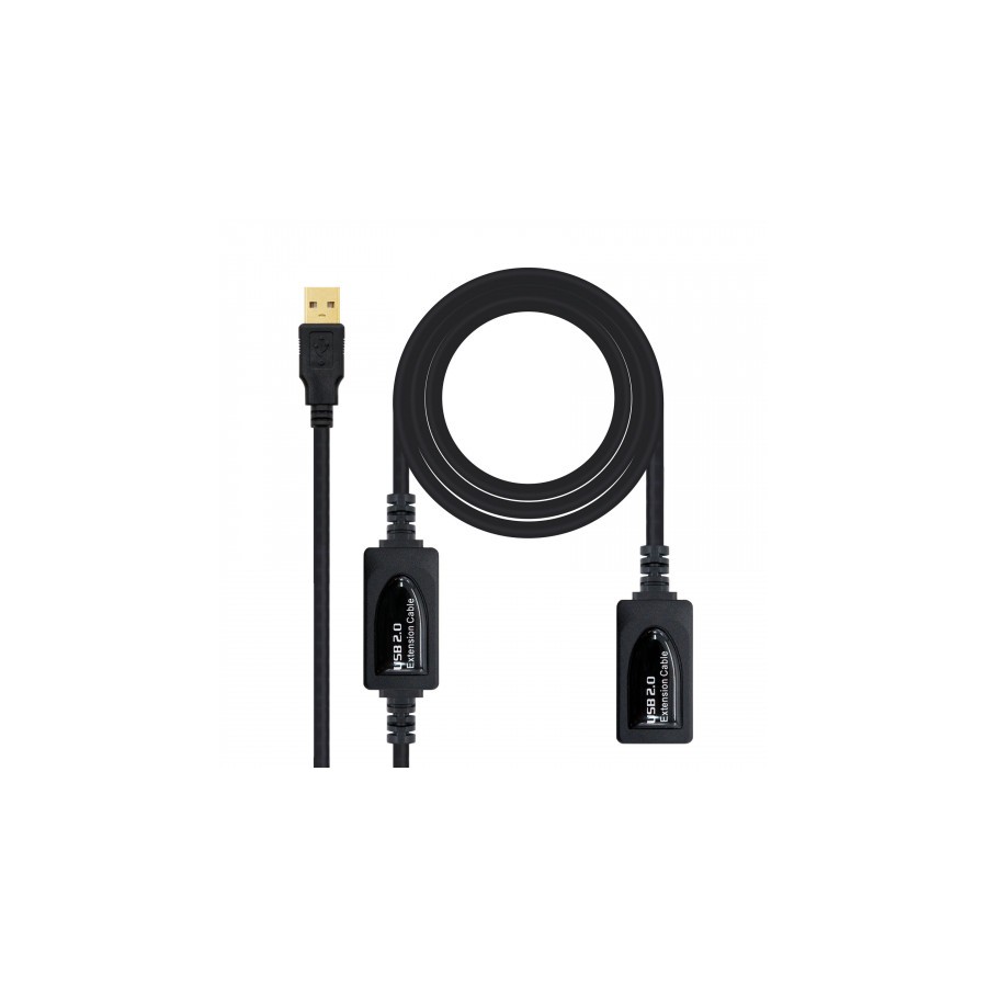 21530-Nanocable CABLE USB 2.0 PROLONGADOR CON AMPLIFICADOR, TIPO A/M-A/H, 10 M 21530-Nanocable CABLE USB 2.0 PROLONGADOR CON AMPLIFICADOR, TIPO A/M-A/H, 10 M
