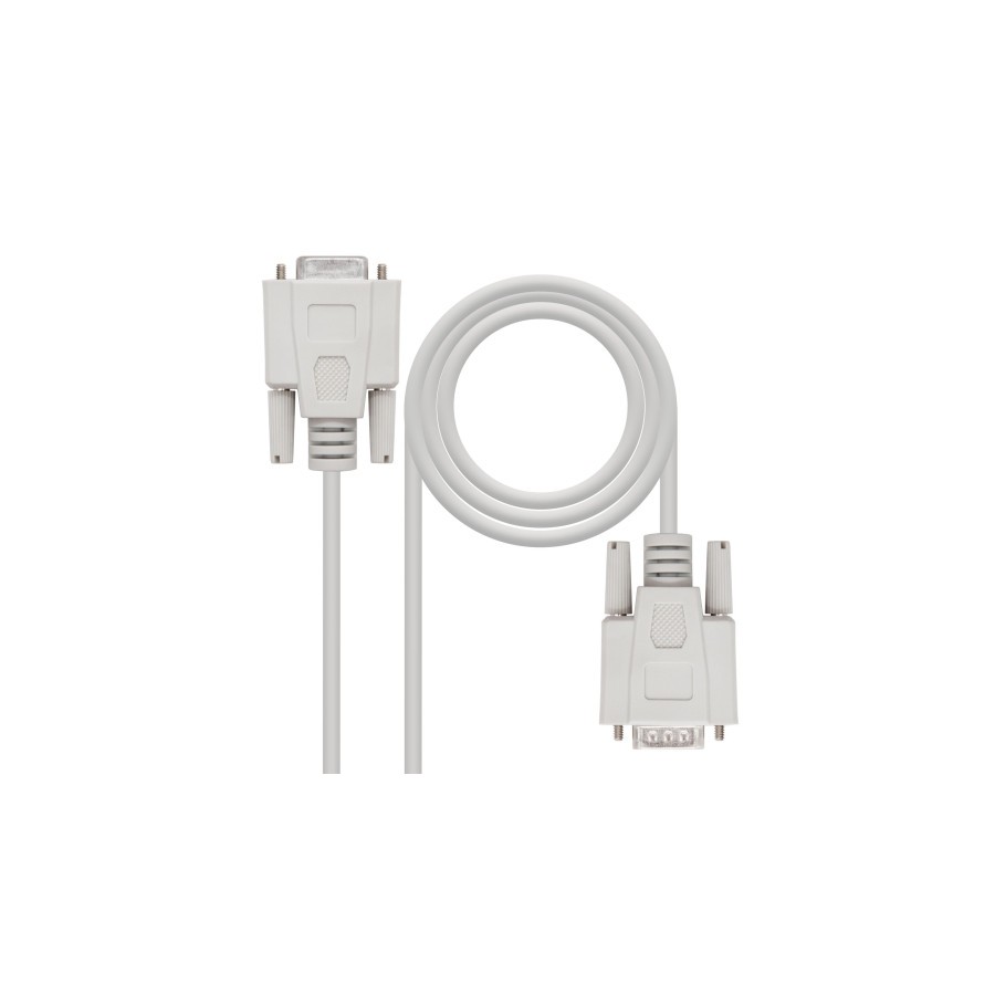 21540-Nanocable 10.14.0203 cable de serie Beige 3 m DB9 21540-Nanocable 10.14.0203 cable de serie Beige 3 m DB9