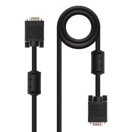 21542-NANOCABLE SVGA CON FERRITA, HDB15/M-HDB15/M, 6.0 M (10.15.0106)