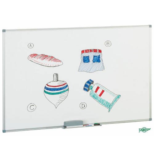 2155-PIZARRA BLANCA 100X150 CM. SUPERFICIE MELAMINADA FAIBO 800-4T