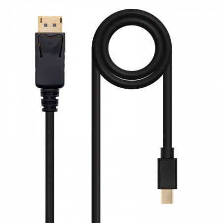 21552-Nanocable DisplayPort, 2m Mini DisplayPort Negro