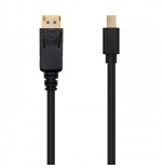 21553-Nanocable DisplayPort, 2m Mini DisplayPort Negro