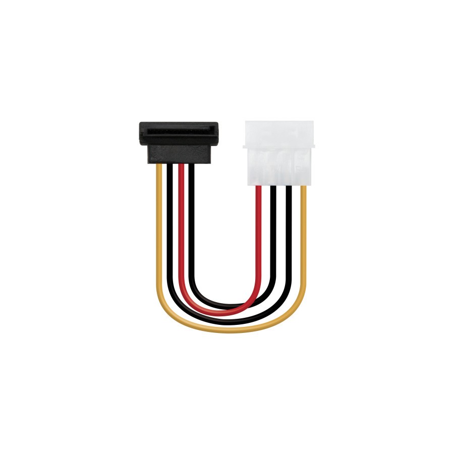 21564-Nanocable CABLE SATA ALIMENTACION ACODADO 5.25"(MOLEX 4PIN)/M-SATA/H 16 CM OEM 21564-Nanocable CABLE SATA ALIMENTACION ACODADO 5.25"(MOLEX 4PIN)/M-SATA/H 16 CM OEM