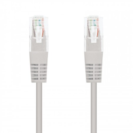 21569-Nanocable CABLE RED LATIGUILLO RJ45 CAT.5E UTP AWG24, 30 M