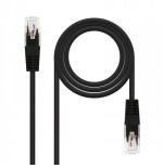 21570-Nanocable 10.20.0101-BK cable de red Negro 1 m Cat5e U/UTP (UTP)