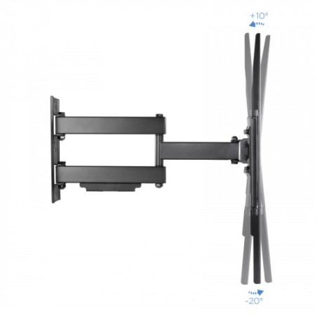 21634-TooQ SOPORTE GIRATORIO E INCLINABLE PARA MONITOR / TV LCD, PLASMA DE 37-70, NEGRO