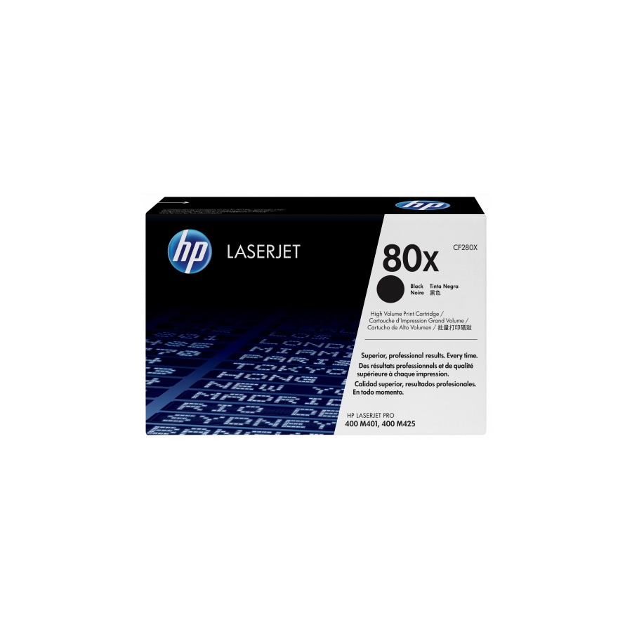 21654-HP 80X TONER HP80X NEGRO (CF280X) 21654-HP 80X TONER HP80X NEGRO (CF280X)