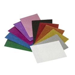 2167-LAMINA EVA 40X60 CM. PURPURINA FUCSIA FAIBO 1659-12