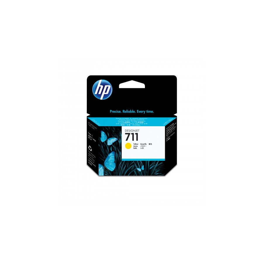 21674-HP 711 CARTUCHO DE TINTA HP711 AMARILLO (CZ132A)