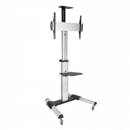 21710-TooQ FS1870M-B signage display mount 94 cm (37") Negro, Plata