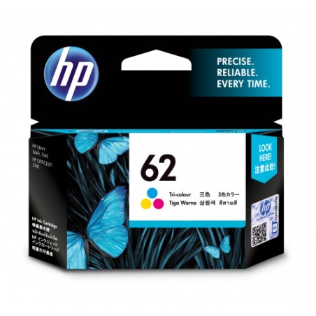21738-HP 62 CARTUCHO DE TINTA HP62 TRICOLOR (C2P06AE)