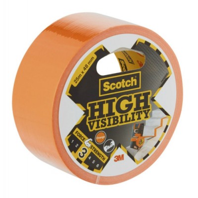 ROLLO CINTA AMERICANA HIGH VISIBILITY 2904 NARANJA 48MM X 25M SCOTCH 7100205301