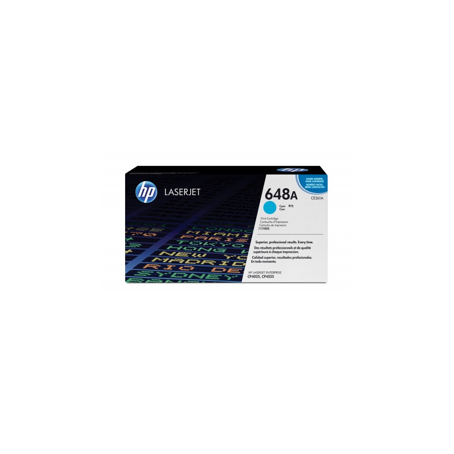 21758-HP 648A TONER HP648A CIAN (CE261A) 21758-HP 648A TONER HP648A CIAN (CE261A)