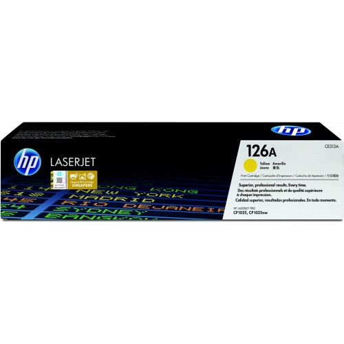 21759-HP 126A TONER HP126A AMARILLO (CE312A)